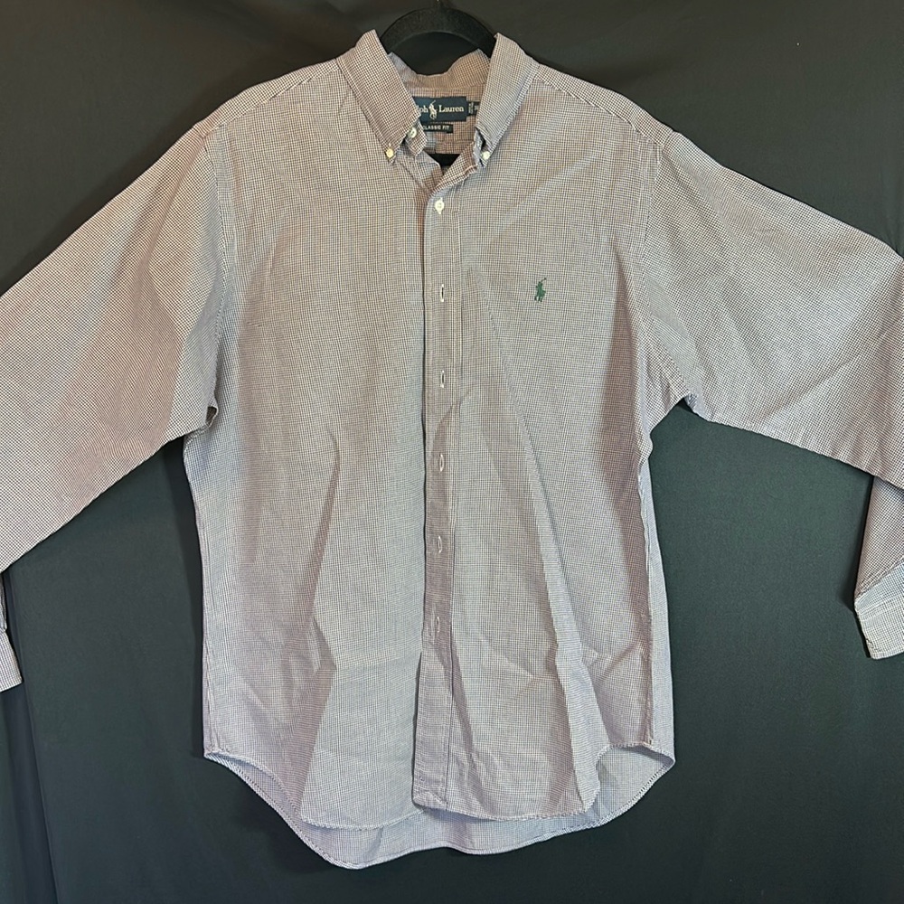 Polo by Ralph Lauren large stripped long sleeve shirt